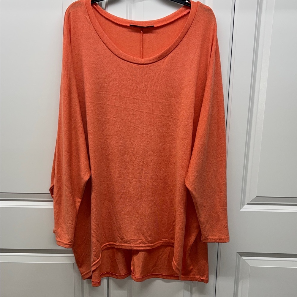 ZANZEA Boho Coral Knit Tunic Sweater Top Plus Size 4XL Batwing
